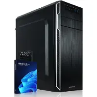 GREED Multimedia PC mit Intel Core 12th Gen - Computer für Büro & Home mit 4,3 GHZ, 16GB RAM - 240GB SSD + 1TB HDD - USB3.0 - WLAN, inkl. Win11 Pro