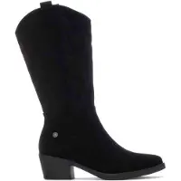 Refresh für Damen. 17308501-NEGRO Stiefel 173085 schwarz (36), 3 bis 5 cm, Reißverschluss, Lässig