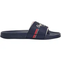Pepe Jeans für Herren. PMS700019 Sandalen Glam navy (45), Wohnung, Keine, Strandbekleidung, Marine