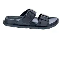 Pepe Jeans für Damen. PLS700005 Ocean Nieten Sandalen schwarz (39), Wohnung, Keine, Lässig, Strandbekleidung