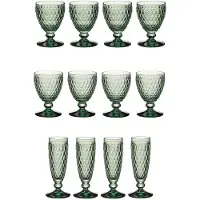 Villeroy & Boch Gläser-Set "Wasser-, Wein- und Sektgläser Boston Coloured 12er Set" Spülmaschinenfest