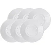 Villeroy & Boch Untertasse "Kaffee- / Teeuntertasse Cellini ø 15 cm 6er Set weiß" Spülmaschinengeeignet, Mikrowellenfest