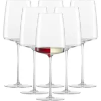 Zwiesel Glas Weinglas "Weingläser leicht & frisch Simplify 382 ml 6er Set transparent" handgefertigt, Handwäsche empfohlen, hochwertiges Kristallglas