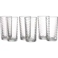 Ritzenhoff & Breker Longdrinkglas "Longdrinkgläser WAVE 250 ml 6er Set transparent"