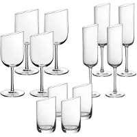 Villeroy & Boch Gläser-Set "Wein- und Sektgläser NewMoon 12er Set transparent" Spülmaschinenfest