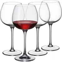 Villeroy & Boch Rotweinglas "Burgunder Rotweingläser Purismo Wine 200 ml 4er Set transparent" Spülmaschinenfest