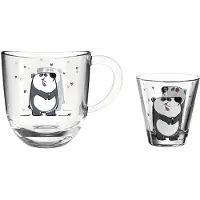 Leonardo Kinderbecher "Kindertasse und Trinkglas Bambini 2er Set" Spülmaschinengeeignet