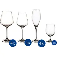 Villeroy & Boch Gläser-Set "Wein- und Sektgläser La Divina 16er Set transparent" Spülmaschinenfest
