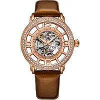 Stührling Rose Gold Winchester Automatik 38mm Skeleton