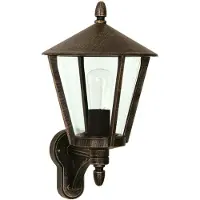 Albert 651814 Wandleuchte Typ Nr. 1814 - Farbe: braun-messing, für 1 x Lampe, E27