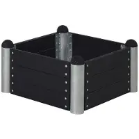 Plus Hochbeet Pipe 6a 80 x 80 x 36 cm