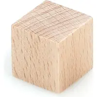 Metrie 240 Stück Bauklötze aus Buchenholz, 20 mm, präzise, glatte Oberfläche, für Bastelprojekte und Pädagogik