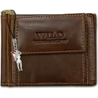 Wild Things Only Leder Portemonnaie braun RFID Schutz 11x2.5x8 OPJ121N