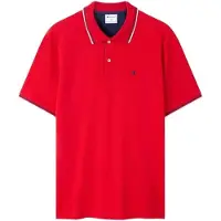 Champion Poloshirt für Herren aus Baumwoll-Piqué - Rot Rot L
