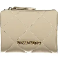 Valentino Nachhaltige Damen Geldbörse Beige - 3 Fächer & Münzfach, Recycelt