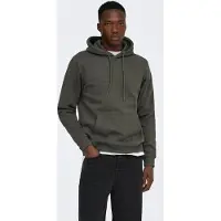 Only & Sons Kapuzenpullover in Beluga | Gr.: M