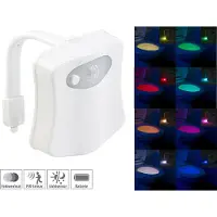 Pearl LED-Toilettenlicht mit Licht- und Bewegungssensor, 2 Modi, 16 Farben