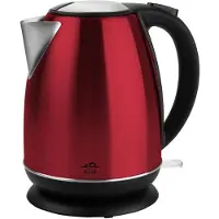 Eta Wasserkocher ALENA rot ETA359090010, Edelstahloptik, Kontaktsystem, Thermosicherung