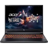 Acer Nitro V16 AI (Shale Black, 16" WUXGA, AMD Ryzen 7 260, GeForce RTX 5070, 32 GB RAM, 8 TB SSD) mit Windows 11 Pro