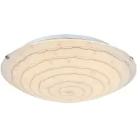 Globo Lighting LED Deckenleuchte, Metall, chrom, D 30 cm