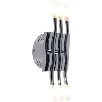 Globo Lighting Wandlampe aus verchromtem Metall und Glas MEDUSA