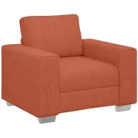 vidaXL Sessel Rot Orange 100x77x82 cm Cordstoff