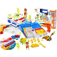 Kik - Puzzlestücke im 4in1-Koffer + Schraubendreher 237Stk.