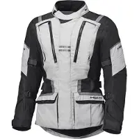 Held Hakuna Matata 3 Hellgrau Schwarz Wasserdichte Motorrad Textiljacke Größe 4XL