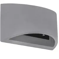 Globo Wandleuchte, UP & DOWN, Beton, grau, H 12 cm