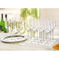 Esmeyer Arcoroc Mineral Sektkelch 160ml 18er Set, Sektglas mit Eichstrich 0,1l"