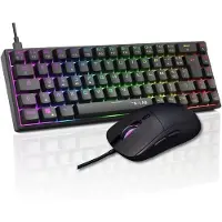 The G-Lab Mechanisches 2-in-1-Gaming-Set für E-Sport – Das G-Lab COMBO TITAN – 12800-DPI-Maus – Mechanische Tastatur