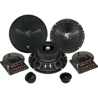 Hifonics TS6.2C, 2-Wege, 250 W, 125 W, 4 Ohm, 16,5 cm, 2,5 cm