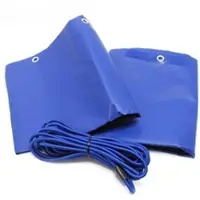 Wiltec Anhänger Flachplane Mit Seil 207,5 X114X5 Cm Schutzplane Abdeckplane Pvc