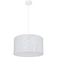Globo Hängeleuchte, Baum-Nachbildung, weiß, 38 cm, PINNI