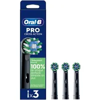 Oral-B - Ersatzbürstenköpfe Cross Action Black Ref XF 3CT - 8006540895573