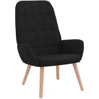 vidaXL Relaxsessel Schwarz Stoff
