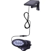 Globo LED Solar Wandleuchte, Bewegungsmelder, schwenkbar, anthrazit