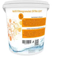 Aquintos-Wasseraufbereitung GmbH Refill Filtergranulat ? Ersatz für BWT soft und Aarke Pure Clean + Taste 1 L EXTRA SOFT Filtergranulat von Aquintos