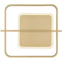 Globo LED Deckenleuchte, Metall, Goldfarben, L 40 cm