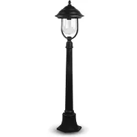 V-TAC ALU Außen Stehlampe, schwarz, Höhe 111 cm VT-851