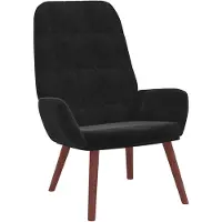 vidaXL Relaxsessel Schwarz Samt