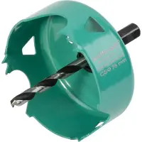 Wolfcraft 1 Carbonstahl-Lochsäge ø76mm