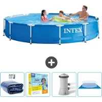 Intex Frame Pool Rund - 366x76 cm - 5-teilig SCB8