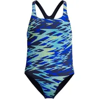 Speedo Hyperboom Print Medalist Badeanzug