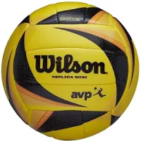 Wilson - "Optx Avp Replica Mini" Volleyball PP7773 (2) (Schwarz/Gelb)