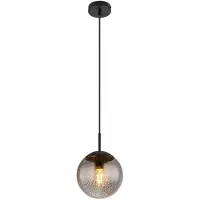Globo Hängelampe, Glas rauch, Sternen-Effekt, Höhenverstellbar
