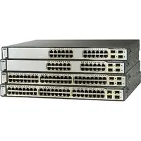 Cisco 24-Port 10/100/1000 Switch CATALYST 3750E, gemanaged, 10 Mbps, 1 Gbit/Sek, RMON 1, RMON 2, RMON 3, RMON 9, Telnet, SNMP 3, Ethernet, Ethernet, Fast Ethernet, Gigabit Ethernet