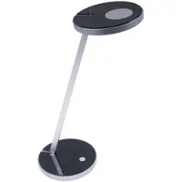Brilliant LED Tischleuchte Schreibtischleuchte Schreibtischlampe Silber Lampe G29239/06