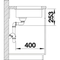 BLANCO Granitspüle "SUBLINE 160-U"