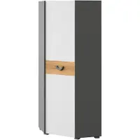 Masseno Drehtürenschrank ARCADA 73/189,5/73cm 2-türig Eichefarben